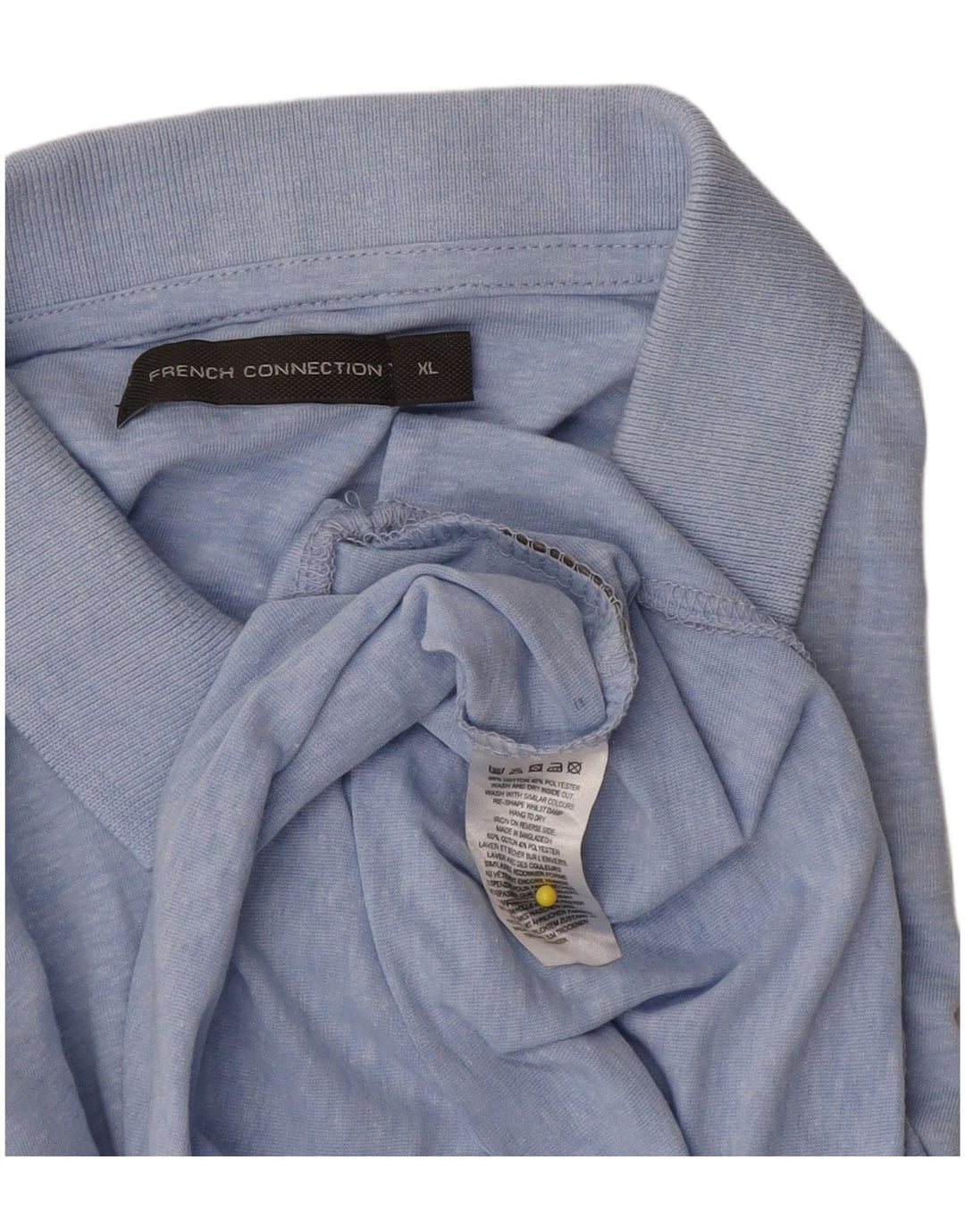 Camisa polo masculina French Connection XL algodão azul