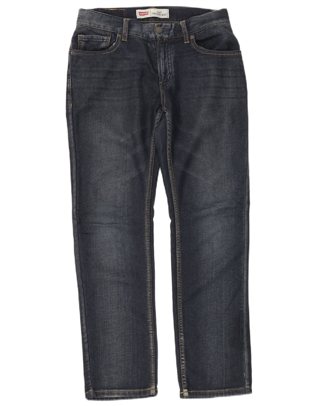 LEVI'S Boys The Knit Straight Jeans 15-16 Anos W28 L28 Azul Algodão