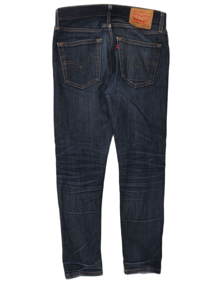 Levi's Masculino 512 Slim Tapered Jeans W30 L30 Azul Algodão