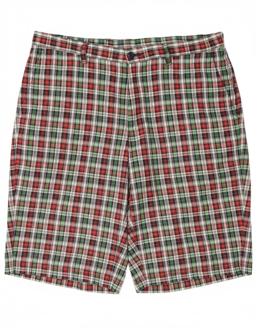 GANT Mens Chino Shorts W35 Grande Algodão Xadrez Multicolorido