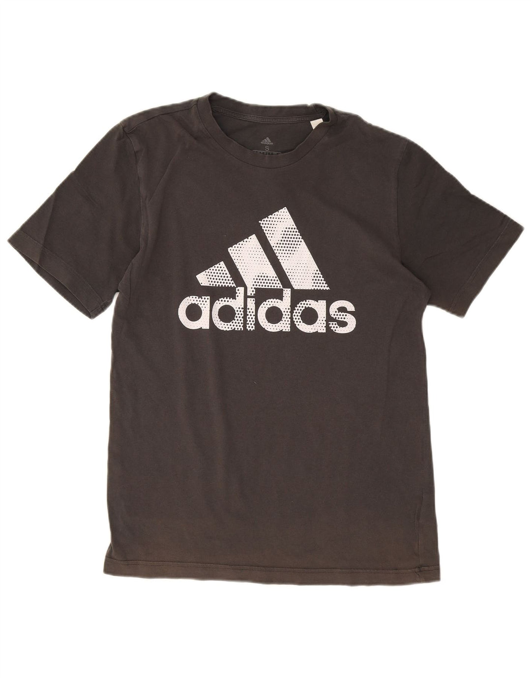 Camiseta Adidas Masculina Graphic Top Pequeno Algodão Cinza
