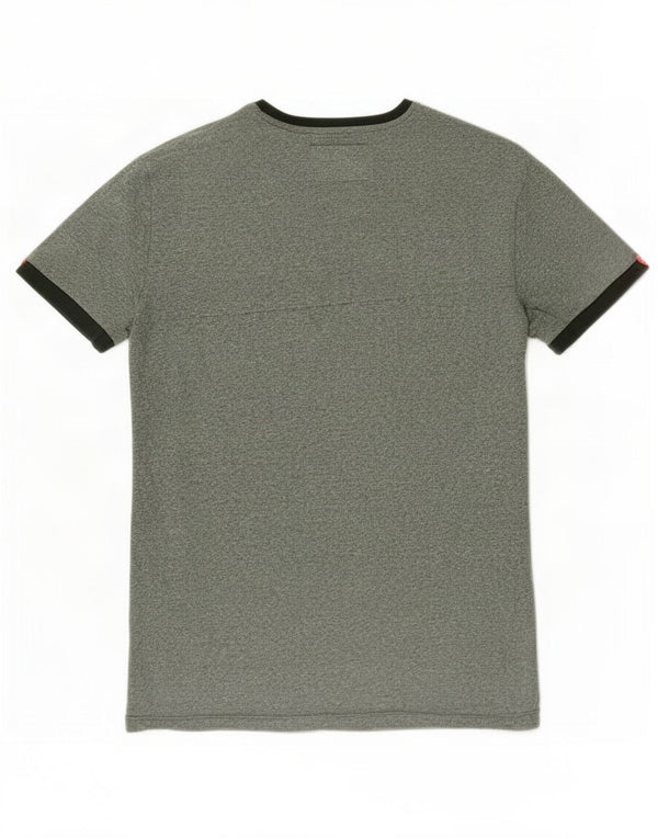 Camiseta masculina Superdry Top médio algodão verde