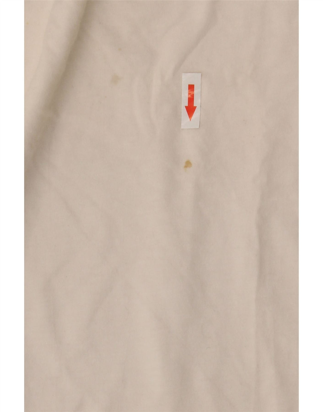 Top gráfico masculino Datch Muscle manga comprida UK 12 bloco colorido branco médio