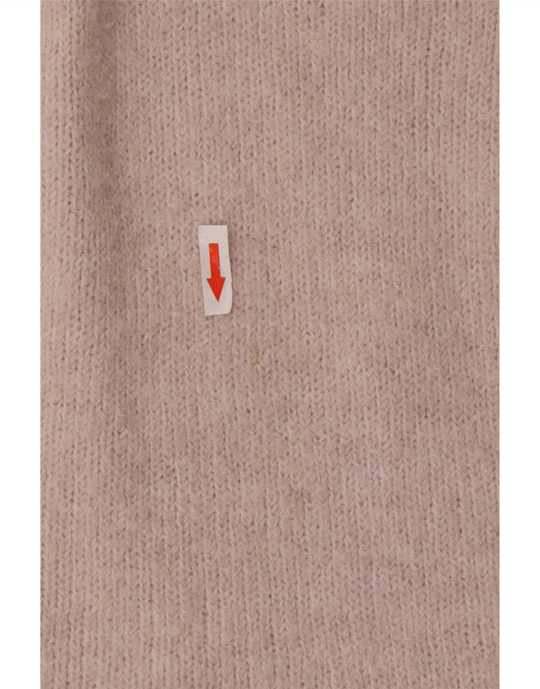 Suéter cardigã oversized Zara feminino com palangre Reino Unido 10 pequeno poliéster rosa