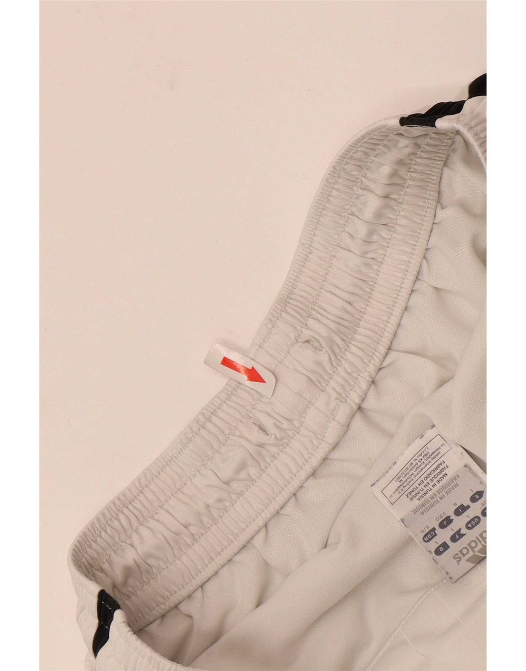 Shorts esportivos masculinos Adidas XL branco colorblock poliéster