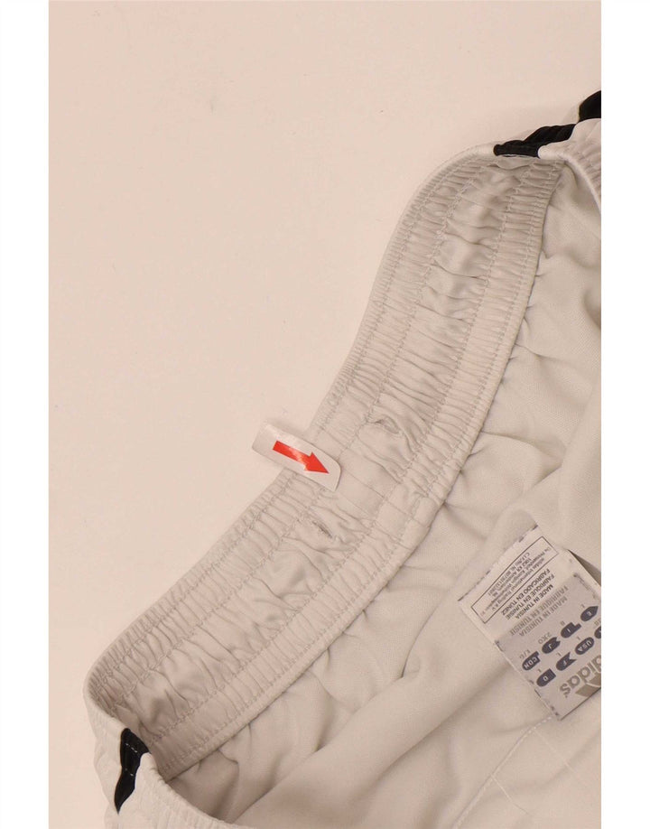 Shorts esportivos masculinos Adidas XL branco colorblock poliéster