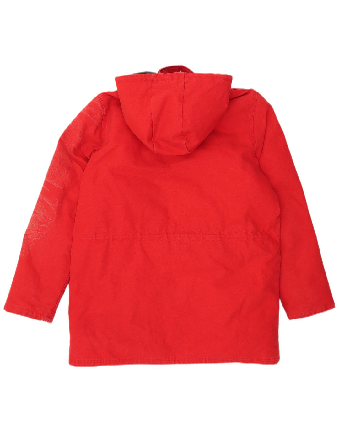 Casaco masculino acolchoado com capuz Richlu UK 40 grande algodão vermelho