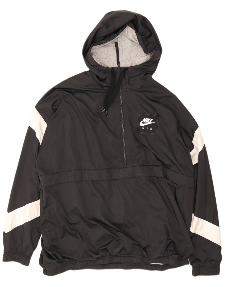 Pulôver masculino Nike solto ajuste agasalho jaqueta XL preto colorblock