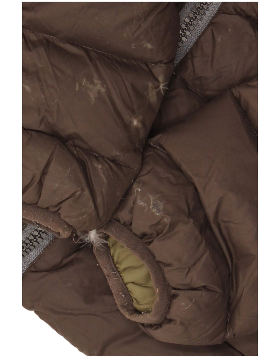 Jaqueta masculina acolchoada com capuz Colmar IT 44 XS Khaki Poliamida