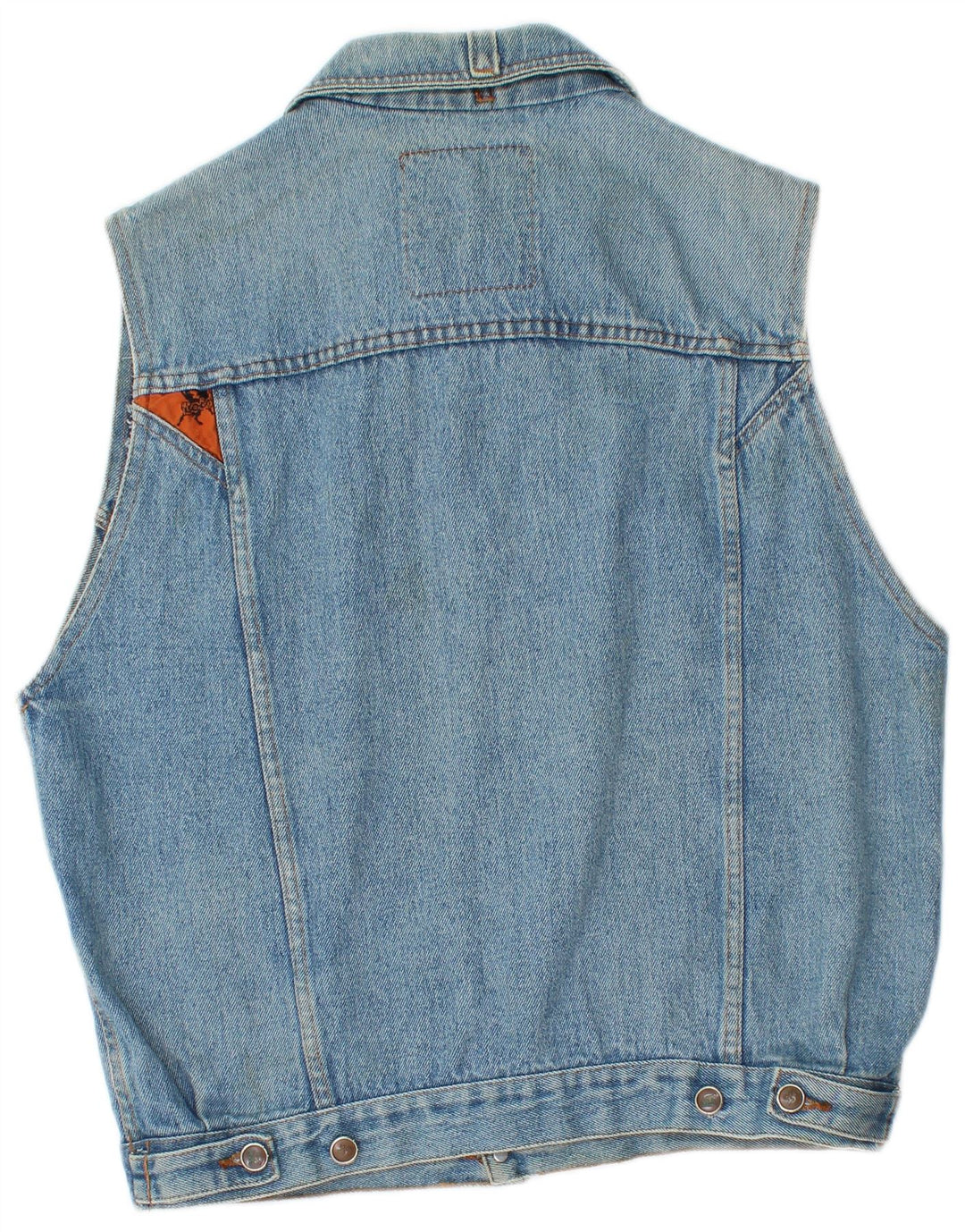 Lois Mens Denim Gilet UK 38 Algodão Azul Médio
