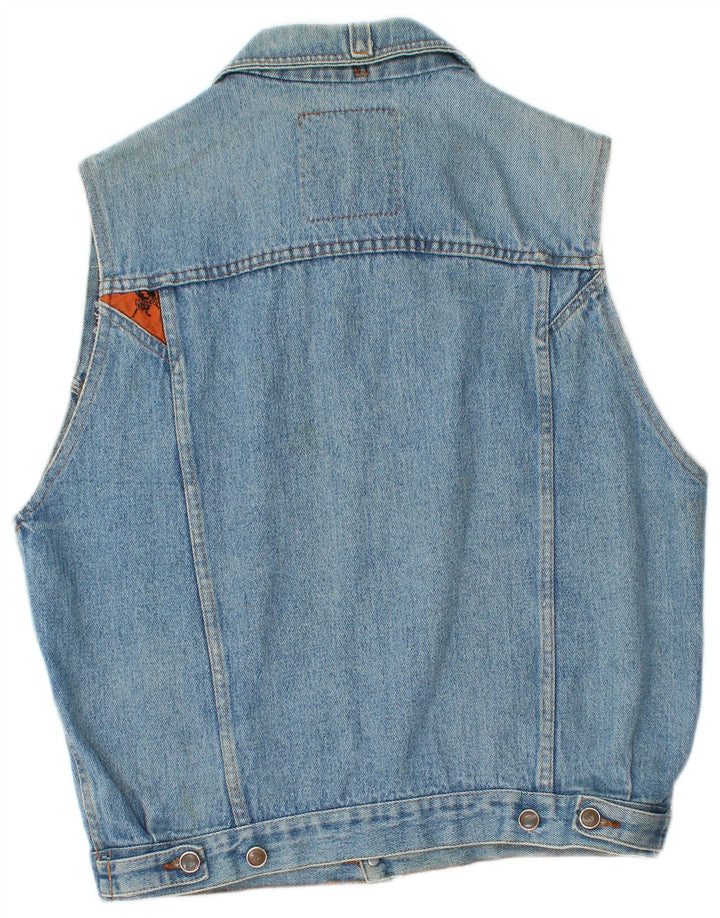 Lois Mens Denim Gilet UK 38 Algodão Azul Médio