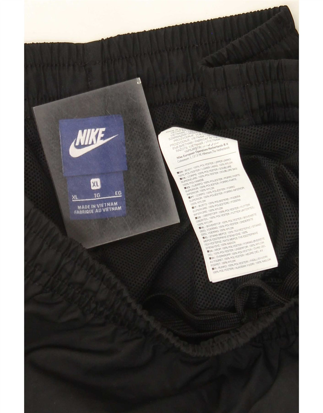 Calça de treino masculina Nike Joggers XL preto poliéster