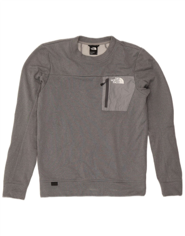 Moletom masculino The North Face pequeno poliéster cinza