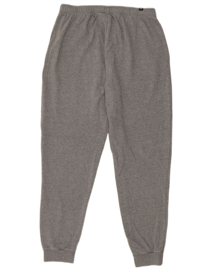 Calça de treino masculina Puma Graphic Joggers grande cinza