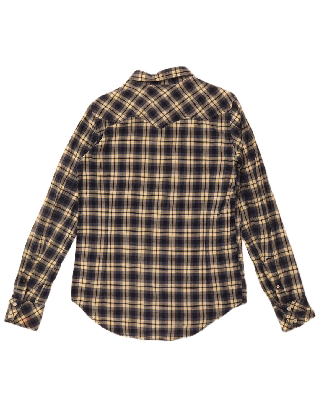 Diesel Camisa Menino 15-16 Anos 2XL Azul Marinho Xadrez Algodão