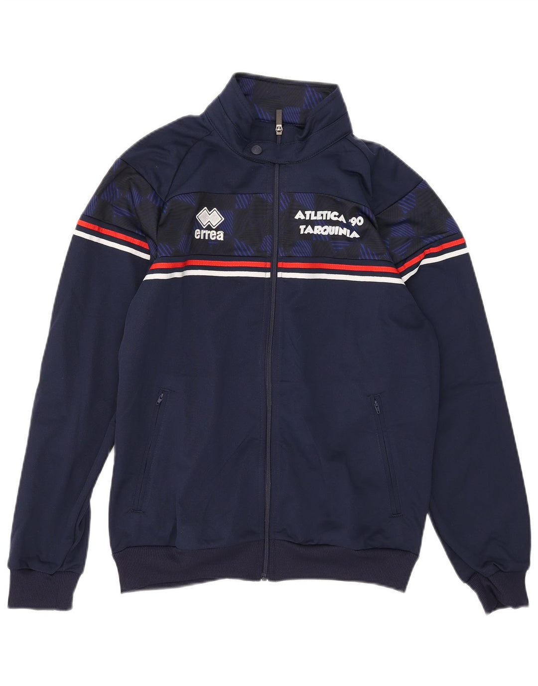 Errea Mens Graphic Tracksuit Top Jacket Médio Azul Marinho Poliéster