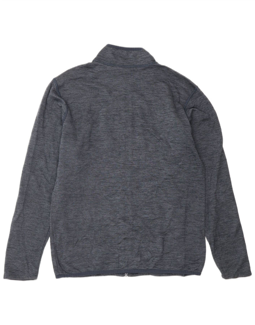 Jaqueta masculina de agasalho THE NORTH FACE pequena azul marinho manchada de poliéster