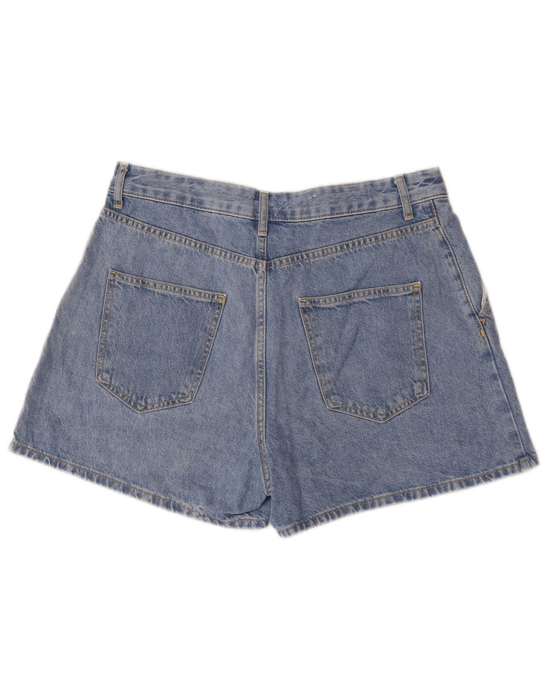 Zara Shorts jeans feminino médio W30 algodão azul