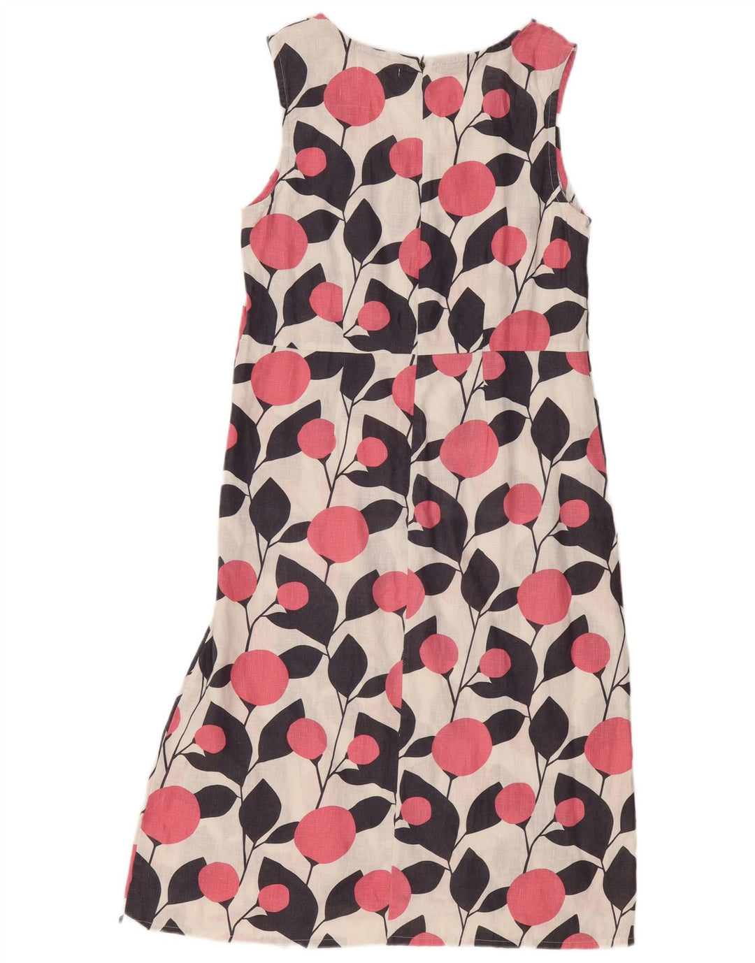 Vestido feminino branco sem mangas White Stuff UK 12 médio branco floral