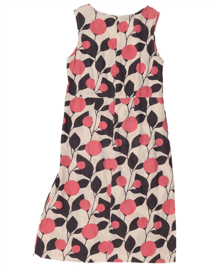 Vestido feminino branco sem mangas White Stuff UK 12 médio branco floral