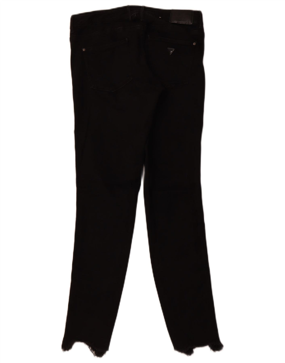 Jeans femininos GUESS cintura média Jegging skinny W28 L28 algodão preto