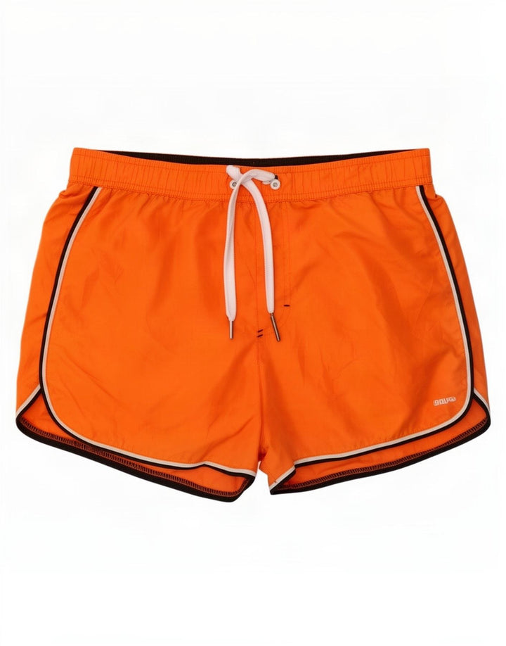 Shorts de natação masculino Brugi poliéster laranja médio