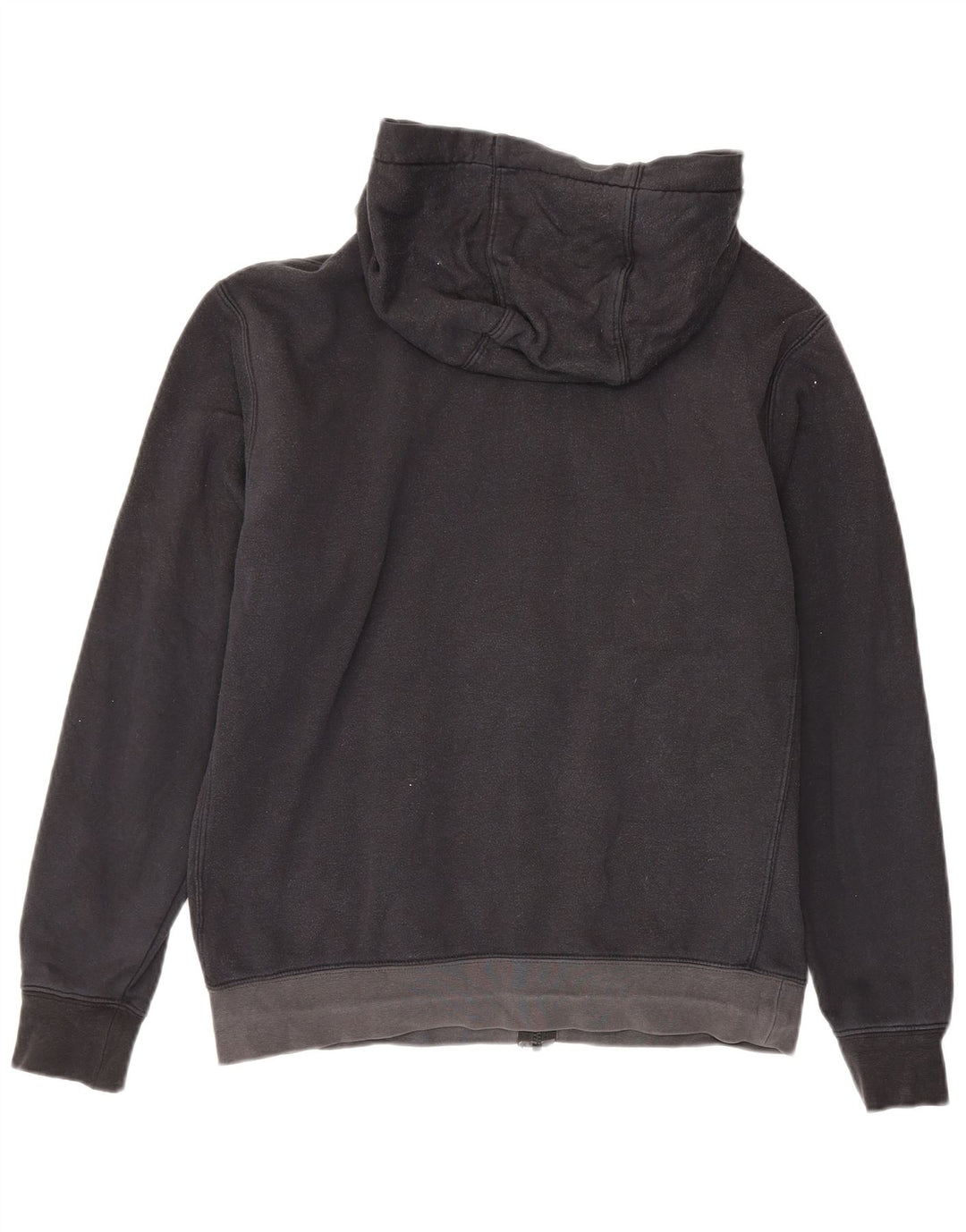 Suéter masculino Nike com capuz e zíper médio preto colorblock algodão