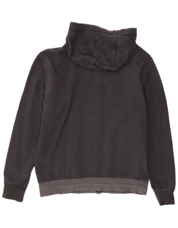 Suéter masculino Nike com capuz e zíper médio preto colorblock algodão