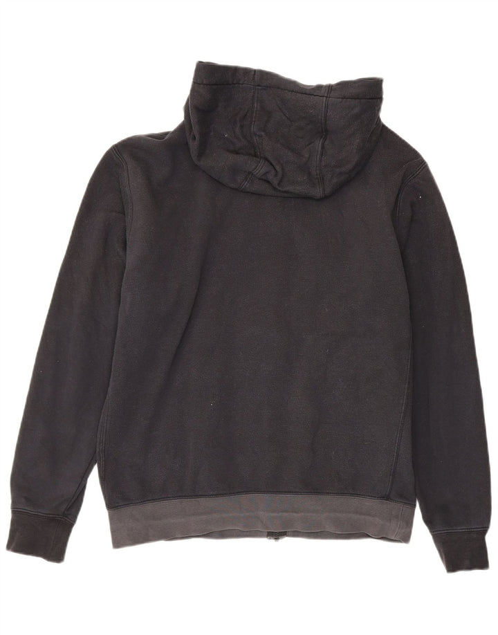 Suéter masculino Nike com capuz e zíper médio preto colorblock algodão