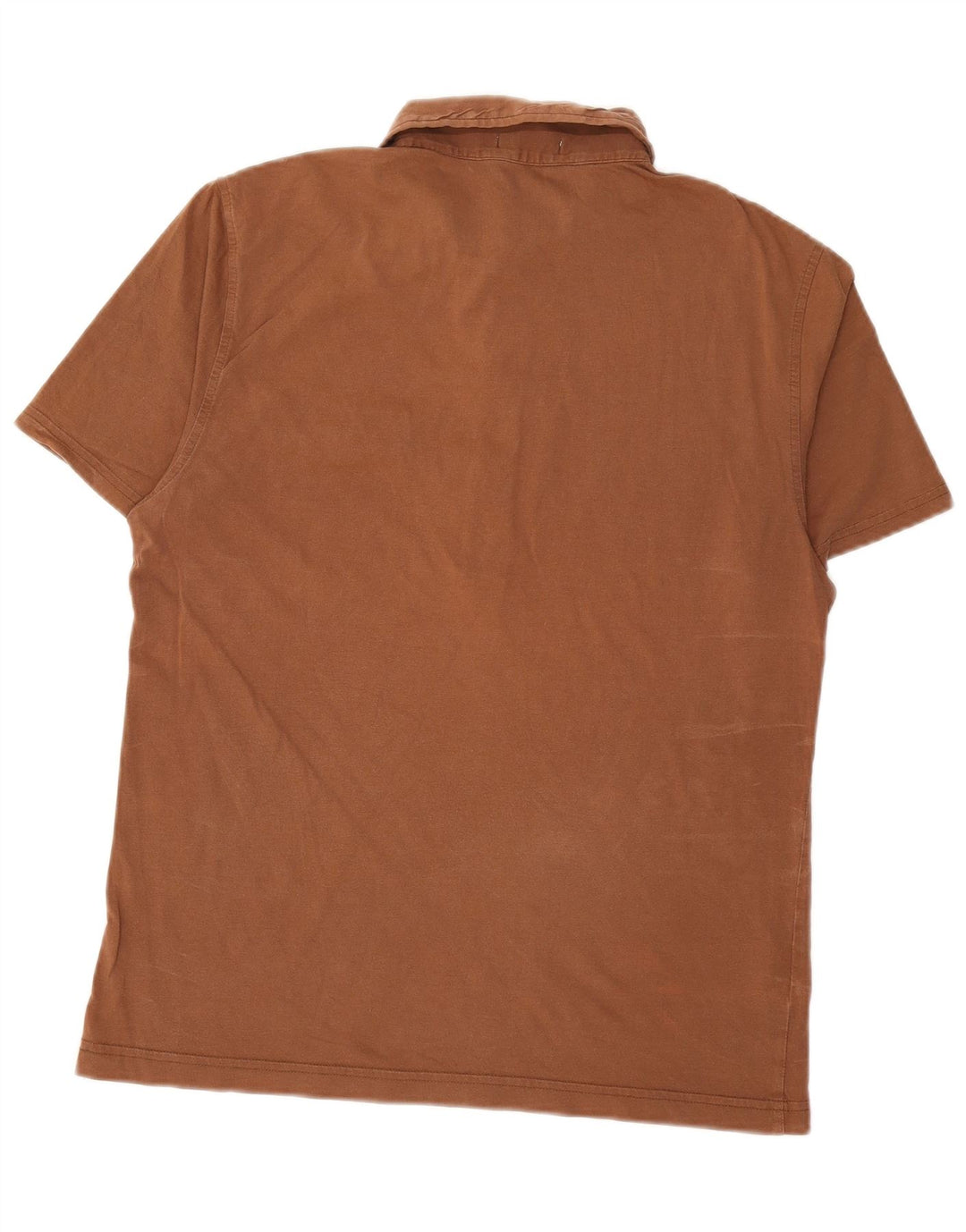 Camisa polo masculina PENGUIN grande algodão marrom