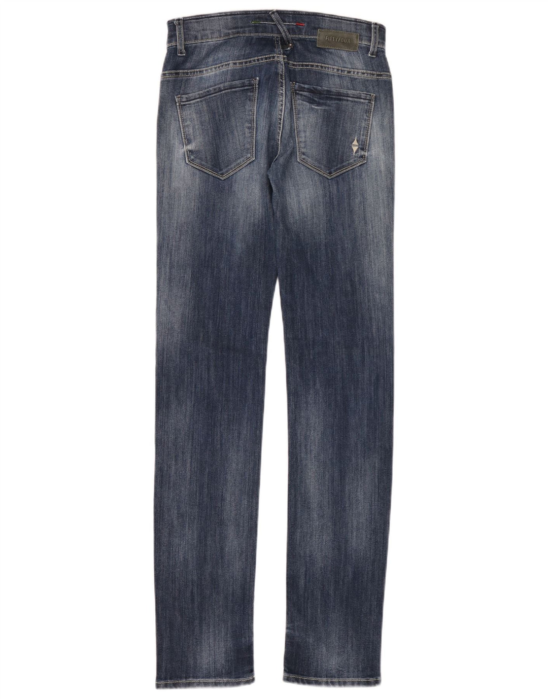 Fifty Four Womens Dorar Slim Jeans W28 L34 Azul Algodão