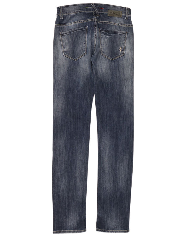Fifty Four Womens Dorar Slim Jeans W28 L34 Azul Algodão