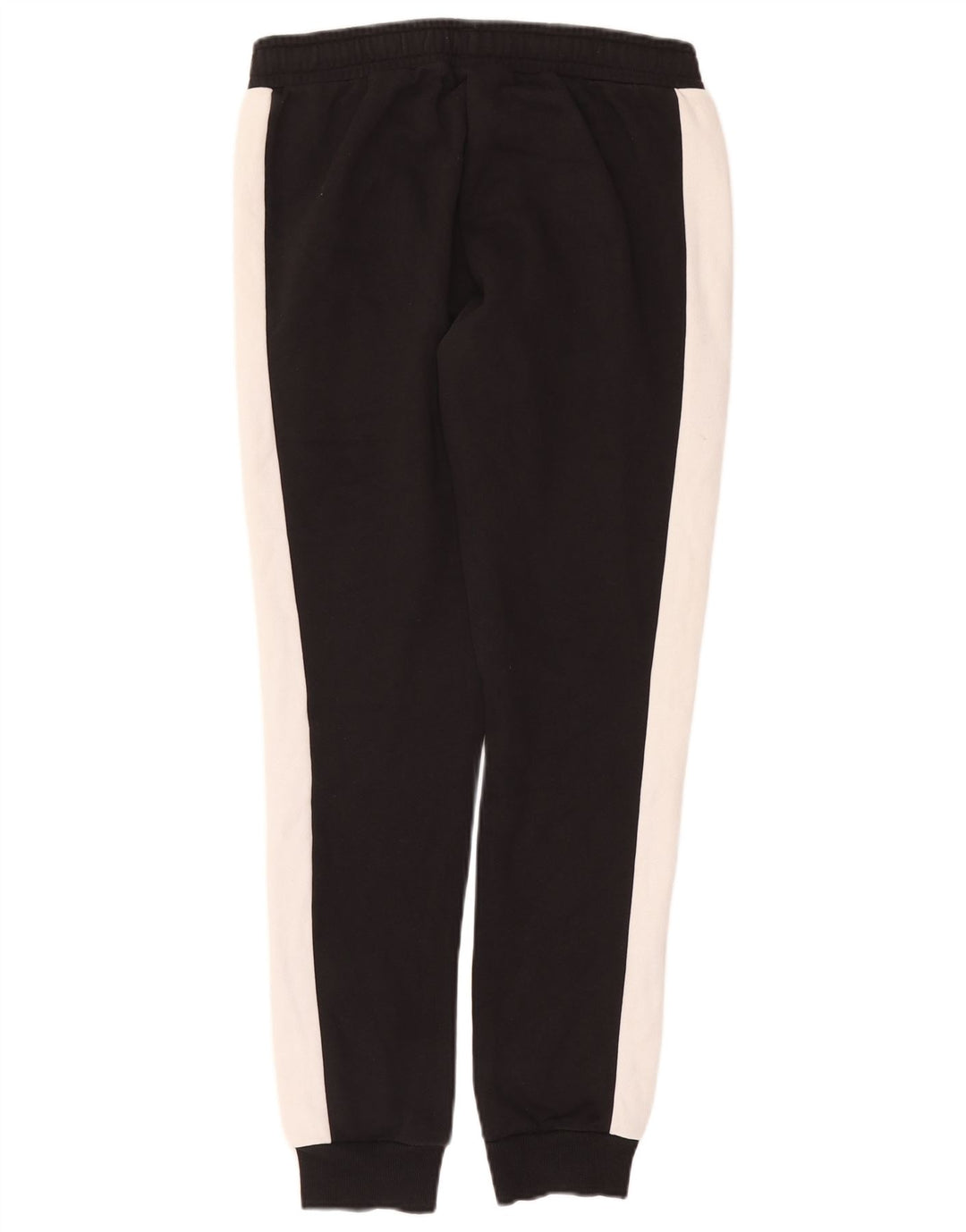 Calça de treino masculina Puma Joggers médio preto colorblock algodão
