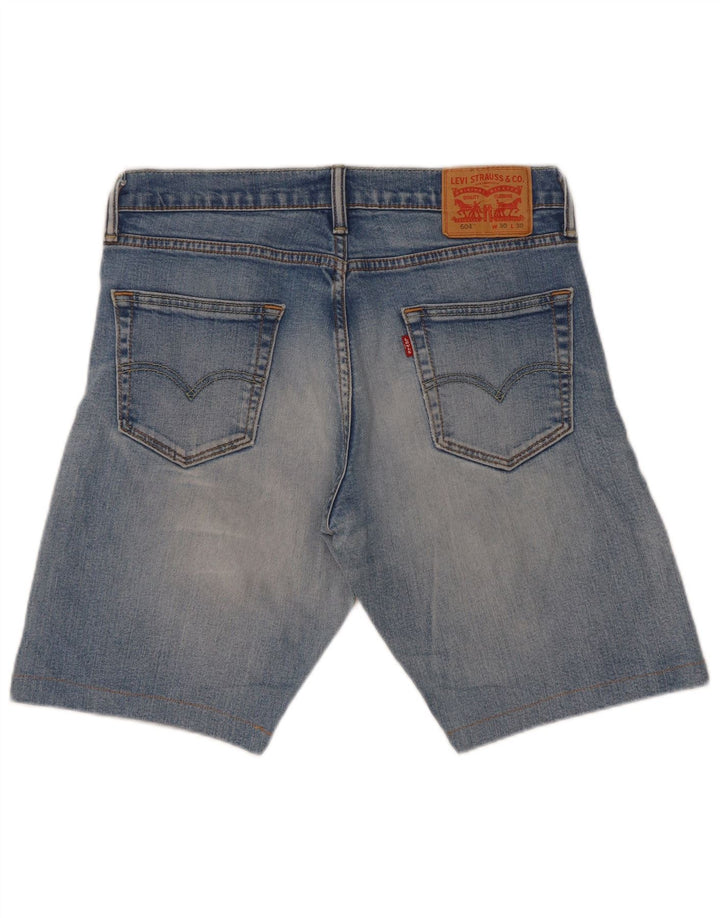 Shorts jeans masculino Levi's 504 W30 azul médio