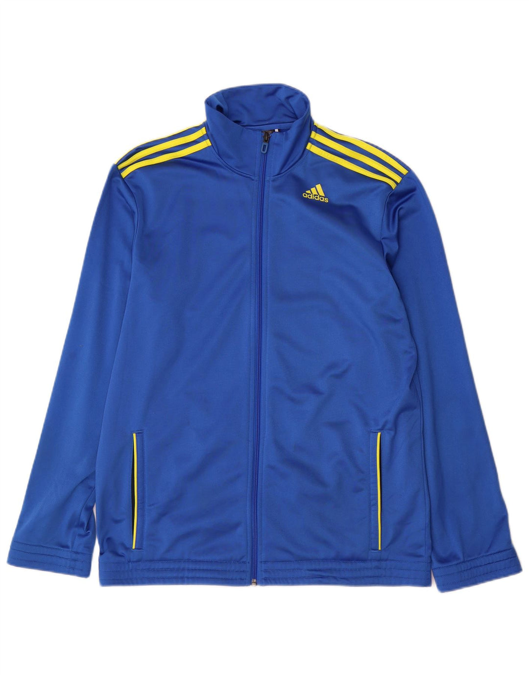 Adidas Mens Tracksuit Top Jacket UK 42/44 Grande Azul Poliéster