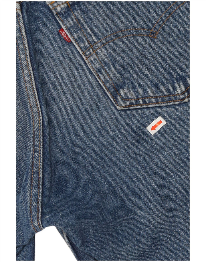 Shorts jeans feminino 501 da LEVI'S W33 grande azul