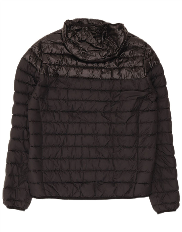 Jaqueta masculina acolchoada com capuz Ciesse Piumini UK 40 nylon preto médio