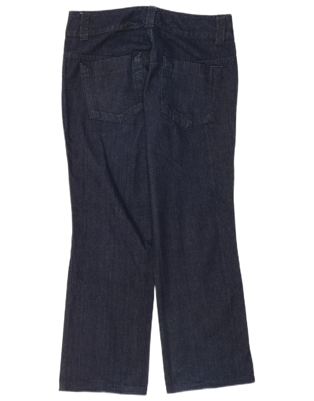 Sergio Tacchini Jeans reto feminino W31 L30 azul marinho algodão