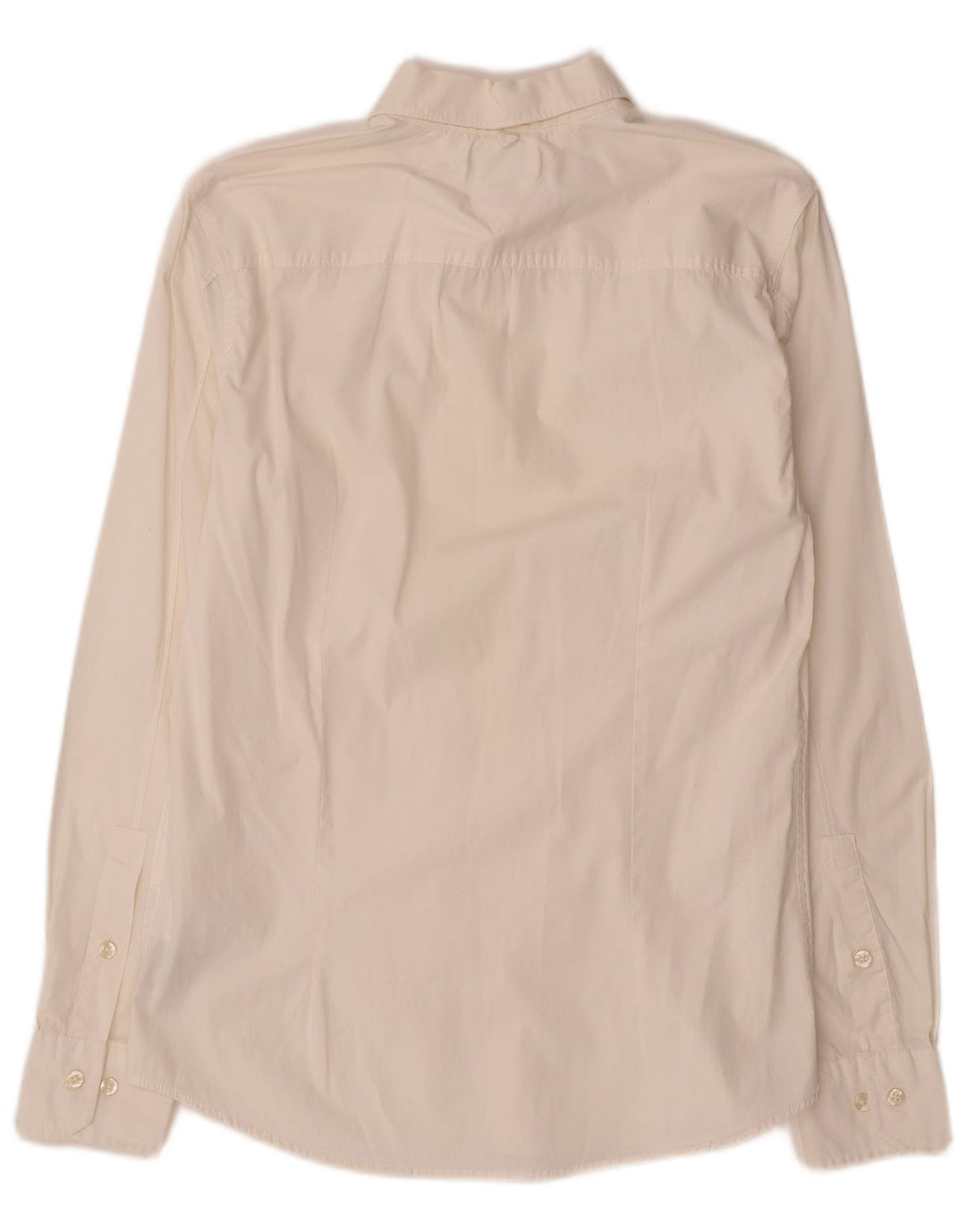 Camisa masculina Tommy Hilfiger Slim Fit médio algodão branco