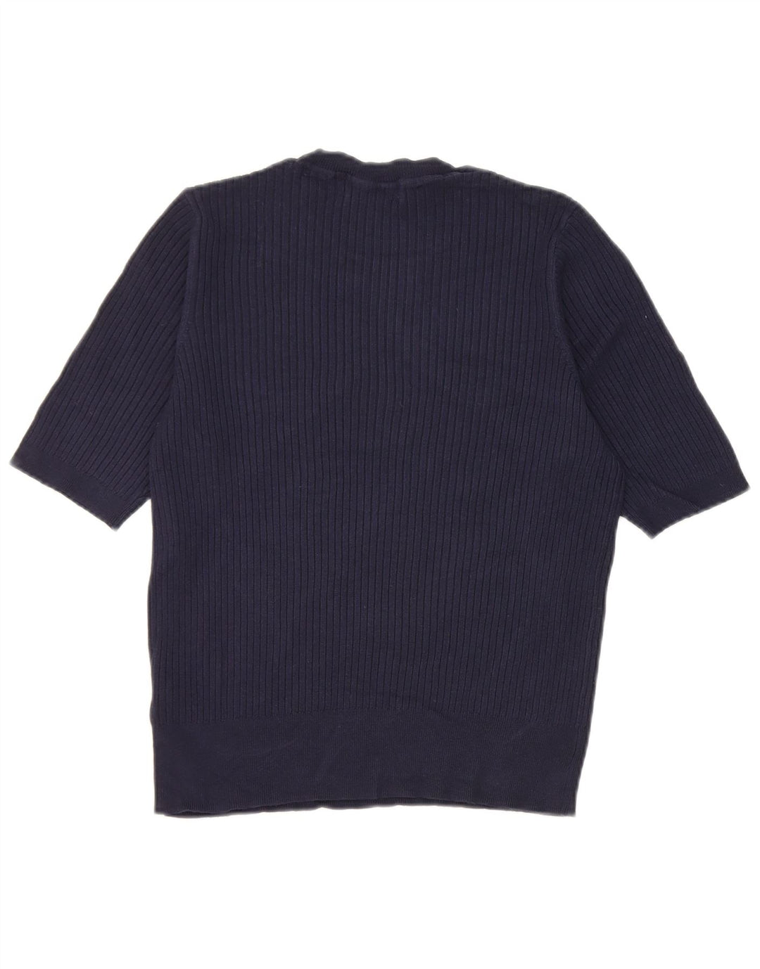 Camiseta feminina Marks & Spencer UK 14 média azul marinho viscose