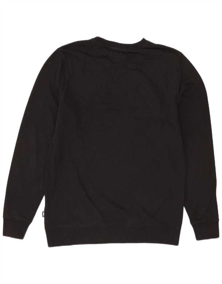 VANS Mens Graphic Moletom Jumper Pequeno Preto