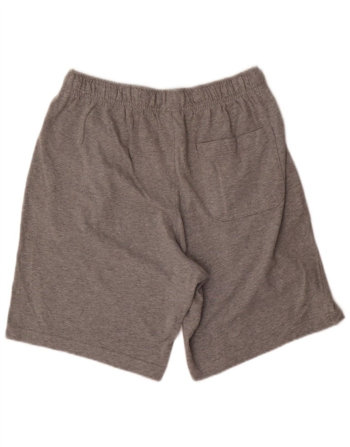 Shorts esportivos masculinos Nike médio cinza manchado de algodão