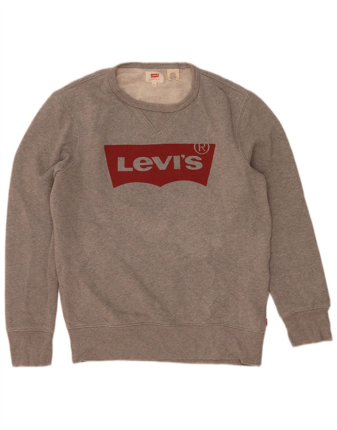 Moletom gráfico masculino Levi's Jumper XS algodão cinza