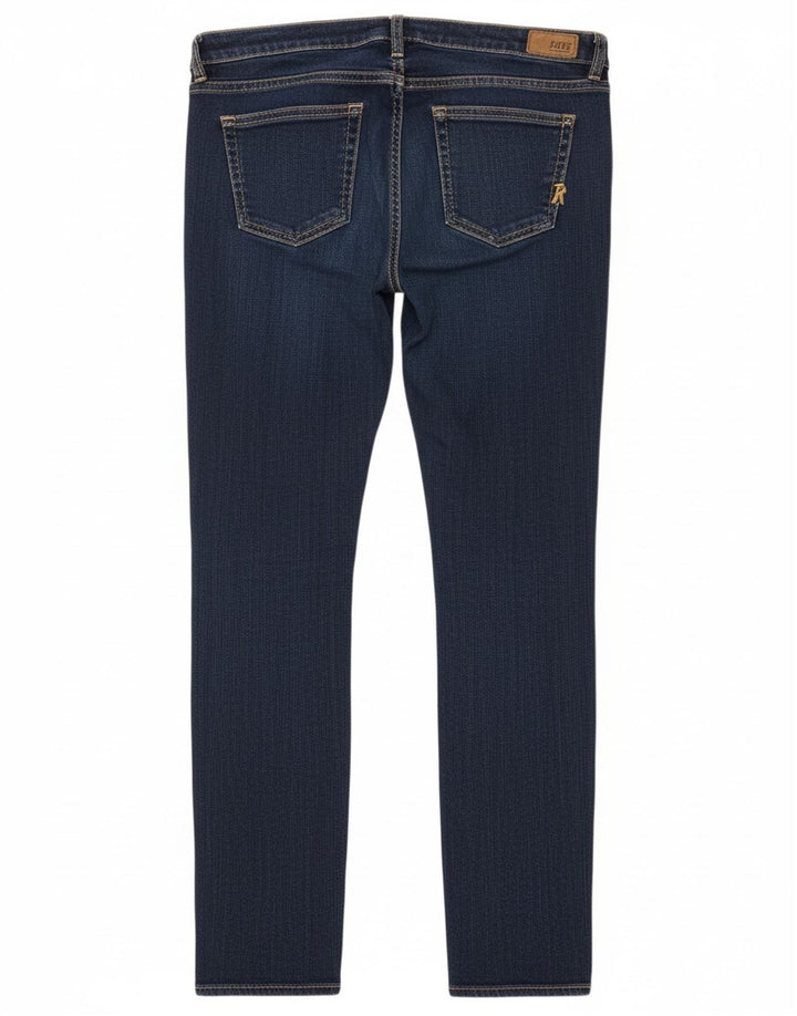 RIFLE Jeans Slim Feminino W30 L29 Azul Marinho Algodão