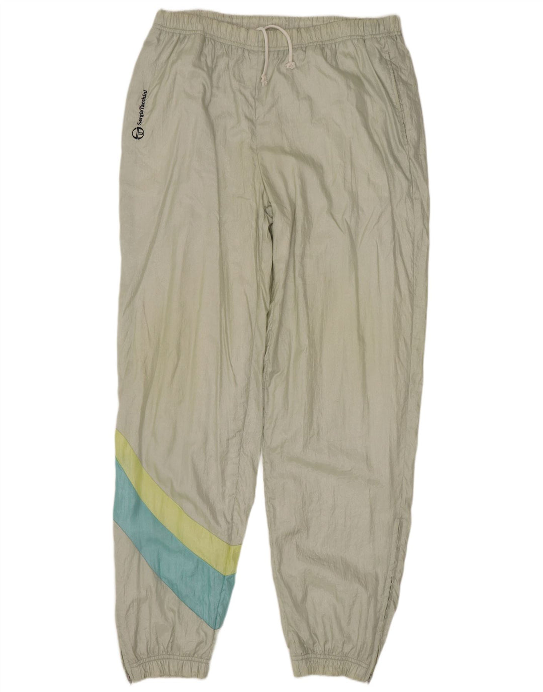 Sergio Tacchini Calça de treino masculina Joggers IT 50 Médio Verde
