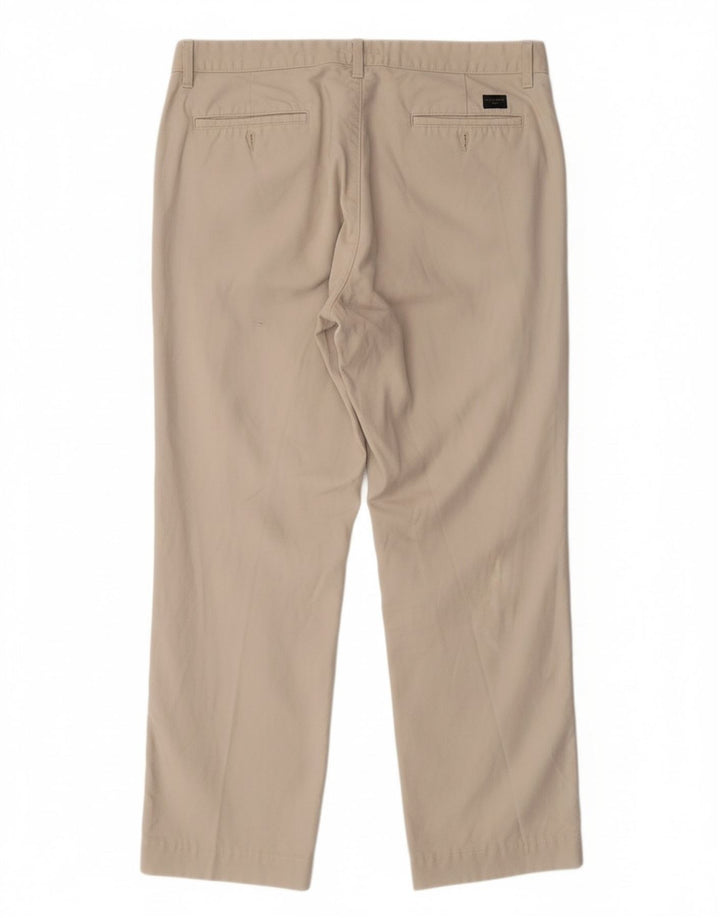 Calça chino masculina DOCKERS cáqui reta W36 L29 bege