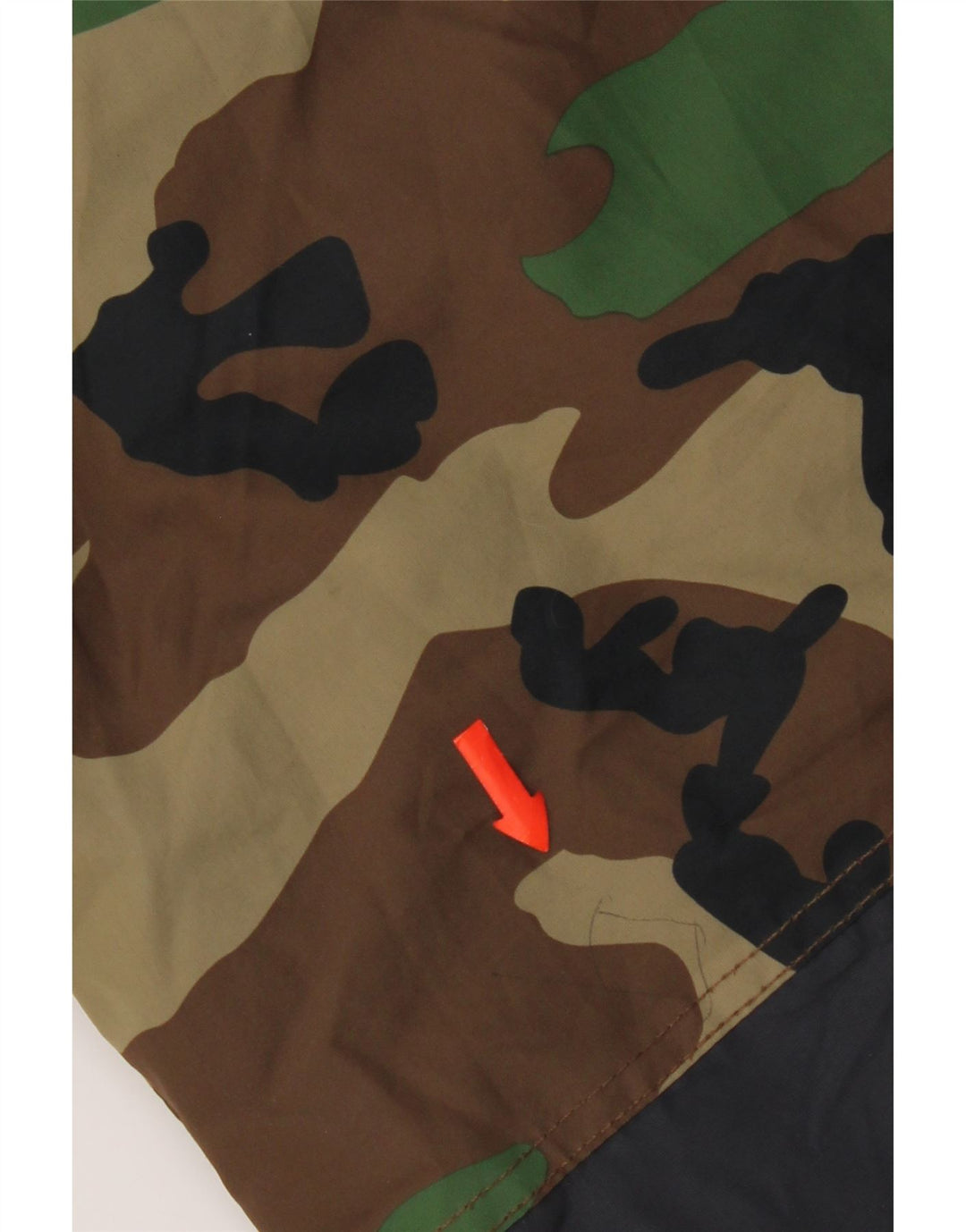 Jaqueta Parka com capuz Zara Boys 13-14 anos camuflagem multicolorida