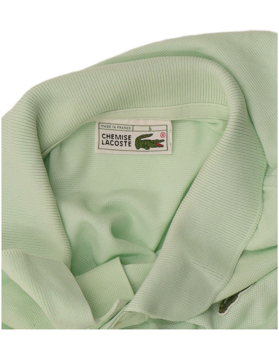 Camisa polo masculina Lacoste tamanho 6 XL verde