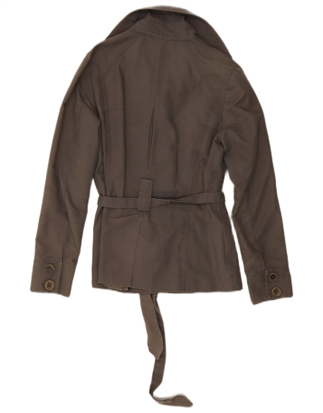 TED BAKER Casaco curto feminino tamanho 1 XS cinza algodão