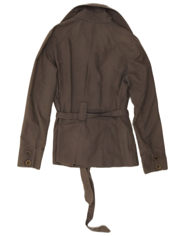 TED BAKER Casaco curto feminino tamanho 1 XS cinza algodão